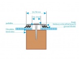 Přítlačný profil T-plastics Standard