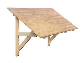 Pultové striešky – Grenyk 160 x 90 cm světle hnědá