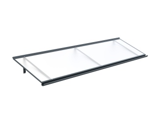 Pultové striešky – Rumba 197 x 54 cm antracit