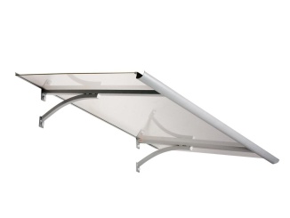 Pultové striešky – Savespot Apollo 120 x 90 cm strieborná/číra