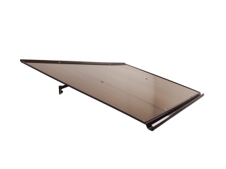 Pultové striešky – Scobax Savespot Grade hnedá / bronz, 120 x 90 cm