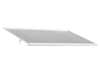 Pultové striešky – Vchodová strieška Standard biela / číra, 120 x 85 cm