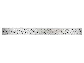 Rácsok – Nerezová mřížka Chuděj 1200 mm, Drops, lesklý