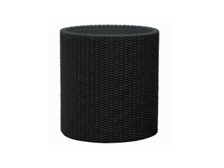 Ratanové – Kvetináč Cylinder M grafitový