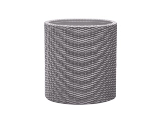 Ratanové – Kvetináč Cylinder M Silver Grey