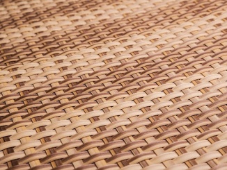 Ratanové – Kvetináč na bylinky Scobax béžová / hnědá, 95 x 40 x 30 cm