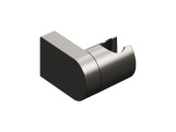 Ravak 611.20BLM Držiak sprchy, polohovateľný, Black Matt
