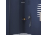 Ravak 704.21BLM Sprchové rameno stropní 30 cm, Black Matt