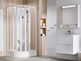 Ravak ASBKP6 90x90, bílá+pearl (4 díly)