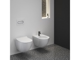 Ravak Bidet Uni Chrome, závěsný, bílá