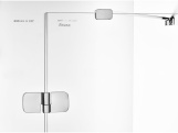 Ravak BSD2 90 A-L, chrom+transparent