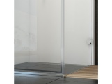 Ravak BSDPS 100x80 L, chrom+transparent