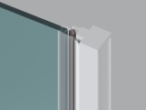 Ravak COSD1 90, lesk+transparent