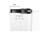 Ravak CSDL2 110, satin+transparent