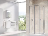 Ravak CSKK4 90x90, lesk+transparent