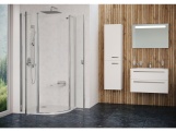 Ravak CSKK4 90x90, lesk+transparent
