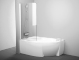 Ravak CVSK1 Rosa 140/150 L, satin+transparent