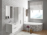 Ravak CVSK1 Rosa 140/150 L, satin+transparent