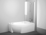 Ravak CVSK1 Rosa 160/170 P, lesk+transparent