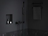 Ravak EL 032.20BLM Sprchová nástěnná baterie bez sprchového setu, Black Matt