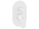 Ravak EL 061.10WV.O2 Podomítková baterie 2-cestná s tělesem, White Velvet