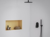 Ravak EL 061.20BLM.O2 Podomítková baterie 2-cestná s tělesem, Black Matt