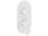 Ravak EL 068.10WV.O3.RB07F Podomítková baterie 3-cestná bez tělesa, White Velvet