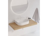 Ravak ES 012.10WV Umyvadlová stojánková baterie 190 mm bez výpusti, White Velvet