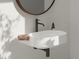 Ravak ES 014.20BLM Umyvadlová stojánková baterie 250 mm bez výpusti, Black Matt