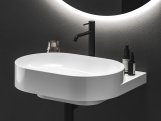 Ravak ES 014.21BLM Umyvadlová stojánková baterie BeCool 250 mm bez výpusti, Black Matt