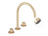 Ravak ES 018.00CR Umývadlová 3-otvorová batéria 270 mm bez odtokovej armatúry, Chrome