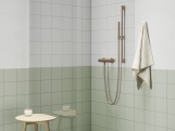 Ravak ES 032.60GLB Sprchová nástěnná baterie bez sprchového setu, Gold Brushed