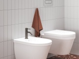 Ravak ES 056.60RGB Bidetová stojánková baterie 154 mm bez výpusti, Rose Gold Brushed