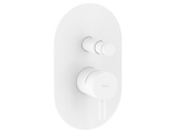 Ravak ES 061.10WV.O2 Podomítková baterie 2-cestná s tělesem, White Velvet