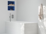 Ravak ES 063.10WV.O2.RB07C Termostatická podomítková baterie 2-cestná bez tělesa, White Velvet
