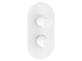 Ravak ES 063.20GB.O2.RB07C Termostatická podomítková baterie 2-cestná bez tělesa, Graphite Brushed