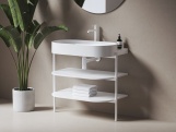 Ravak Konštrukcia pod umývadlo CS Yard 80, Smoke Grey