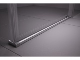 Ravak MSDPS 100x80 P, satin+transparent