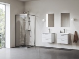 Ravak NBLRV2 90x90, čierna+transparent
