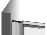 Ravak NSKK3 80x80, lesk+transparent