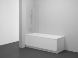 Ravak NVS1 80, bílá matná+transparent