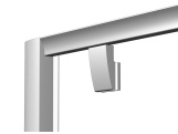Ravak PDOP2 120, lesk+transparent