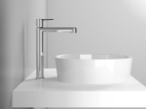 Ravak PU 015.00CR Umyvadlová stojánková baterie 322 mm bez výpusti, chrom