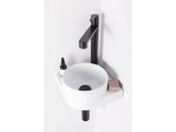 Ravak PU 015.20BL Umývadlová batéria 322 mm bez odtokovej armatúry, čierna