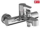 Ravak PU 022.01CR Vanová nástěnná baterie s přepínačem, bez sprchového setu, chrom