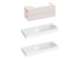 Ravak SD Lite 120 P skříňka pod umyvadlo Alabaster Pink