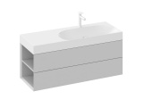 Ravak SD Lite 120 P skříňka pod umyvadlo černá matná
