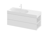 Ravak SD Lite 120 P skříňka pod umyvadlo černá matná