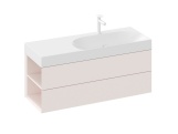 Ravak SD Lite 120 P skříňka pod umyvadlo černá matná