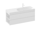 Ravak SD Lite 120 P skříňka pod umyvadlo černá matná